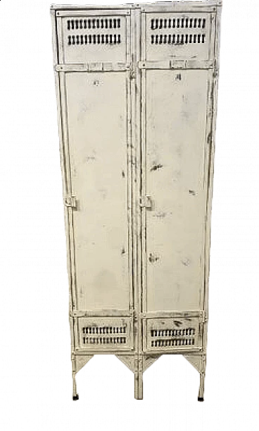 Industrial iron cabinet, 1950s