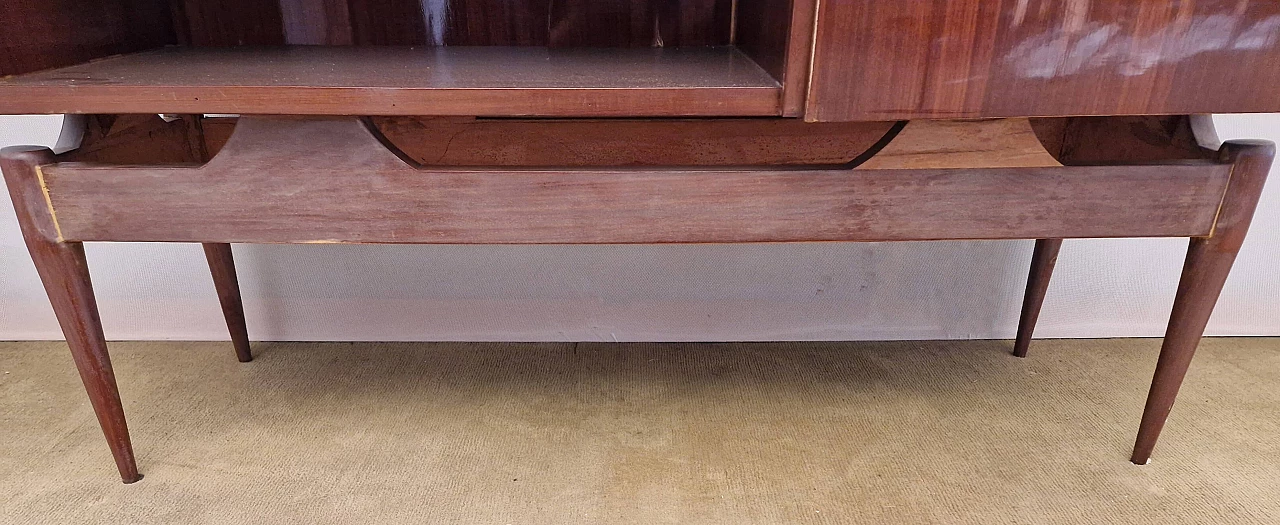 Mahogany veneer sideboard, 1950s 7