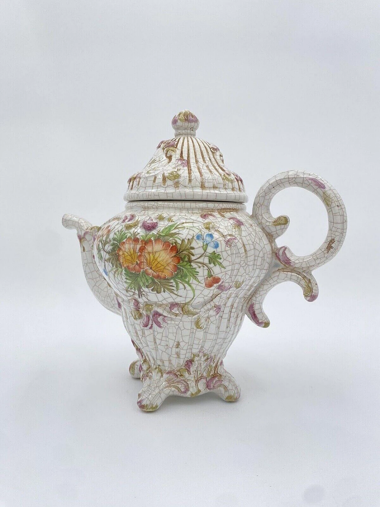 Antica Nove di Bassano ceramic teapot, early 20th century 1