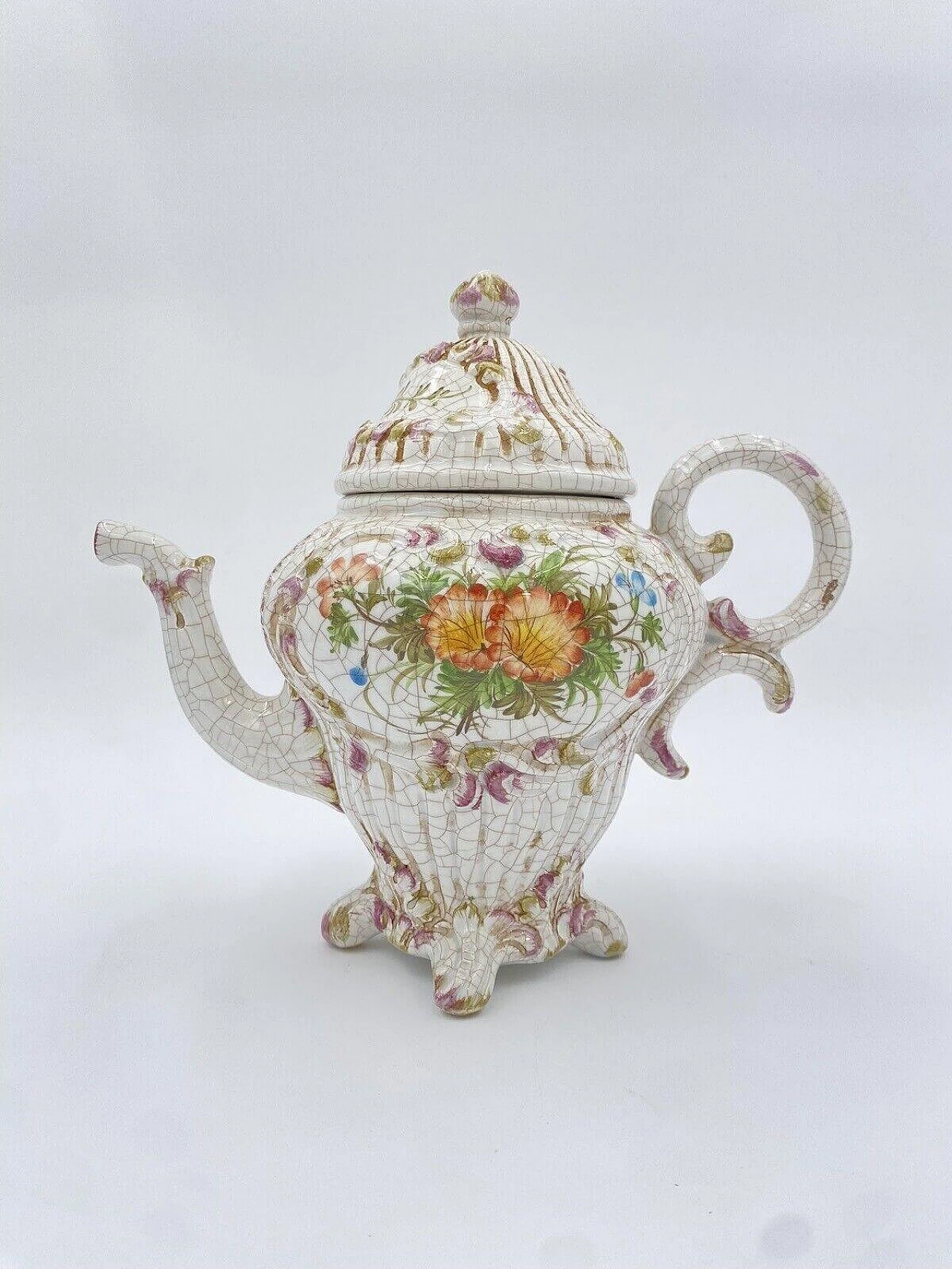 Antica Nove di Bassano ceramic teapot, early 20th century 7