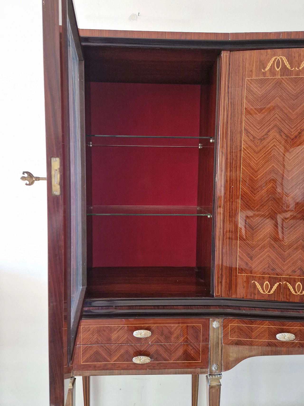 Rosewood cabinet in the style of Paolo Buffa, 1950s 3