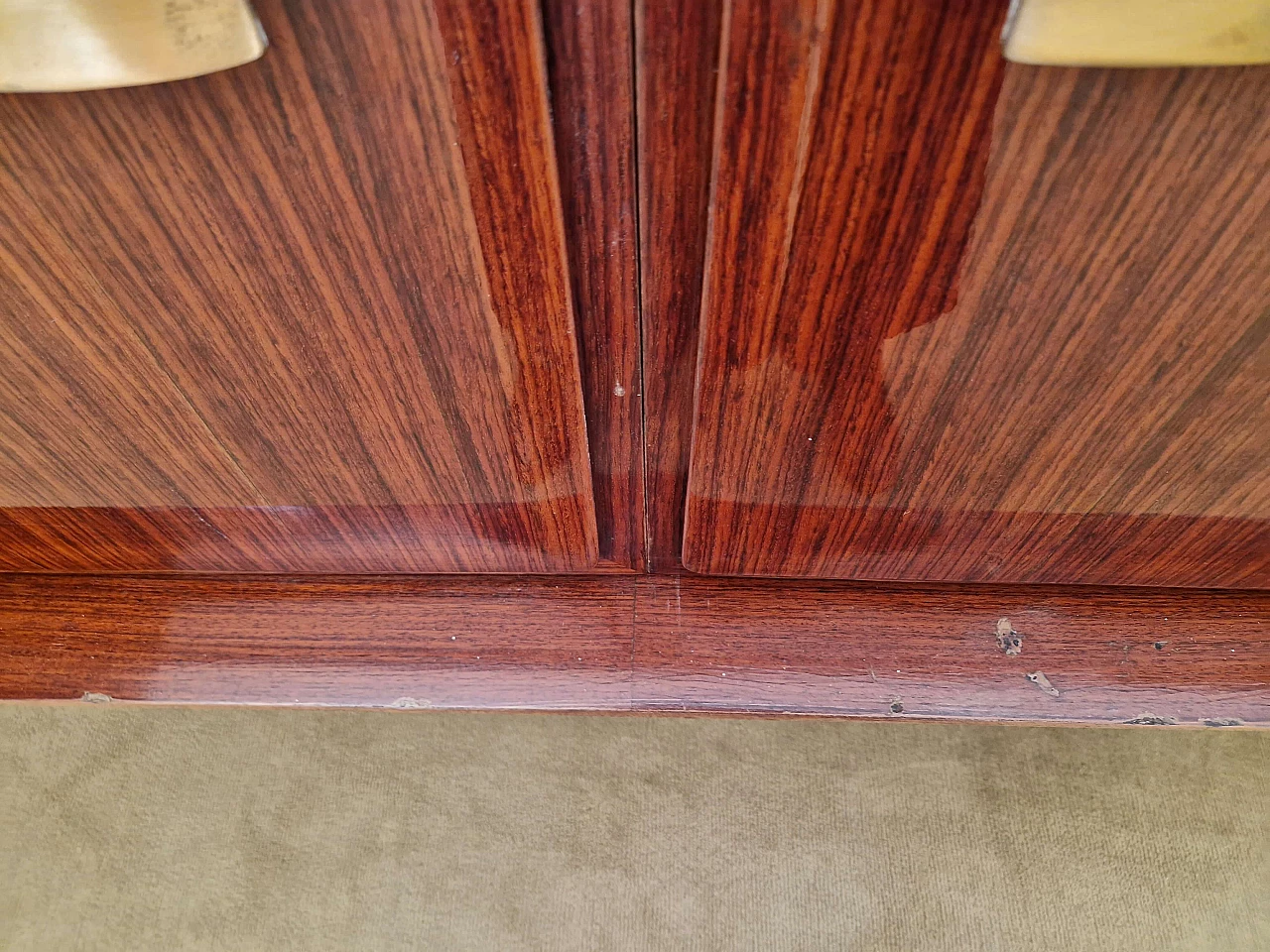 Rosewood sideboard with space for mirror, 1940s 6