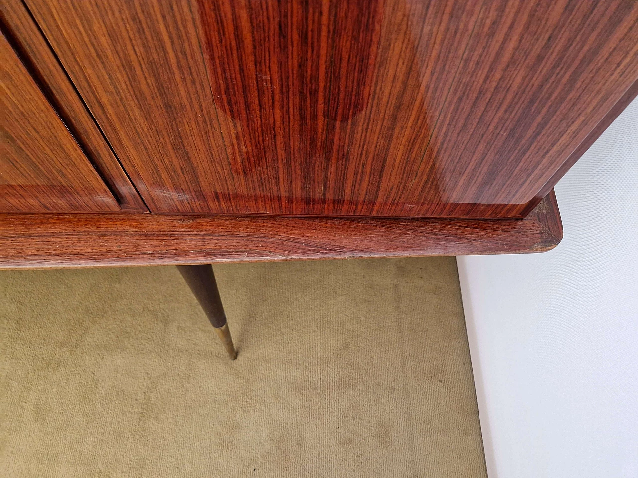 Rosewood sideboard with space for mirror, 1940s 7