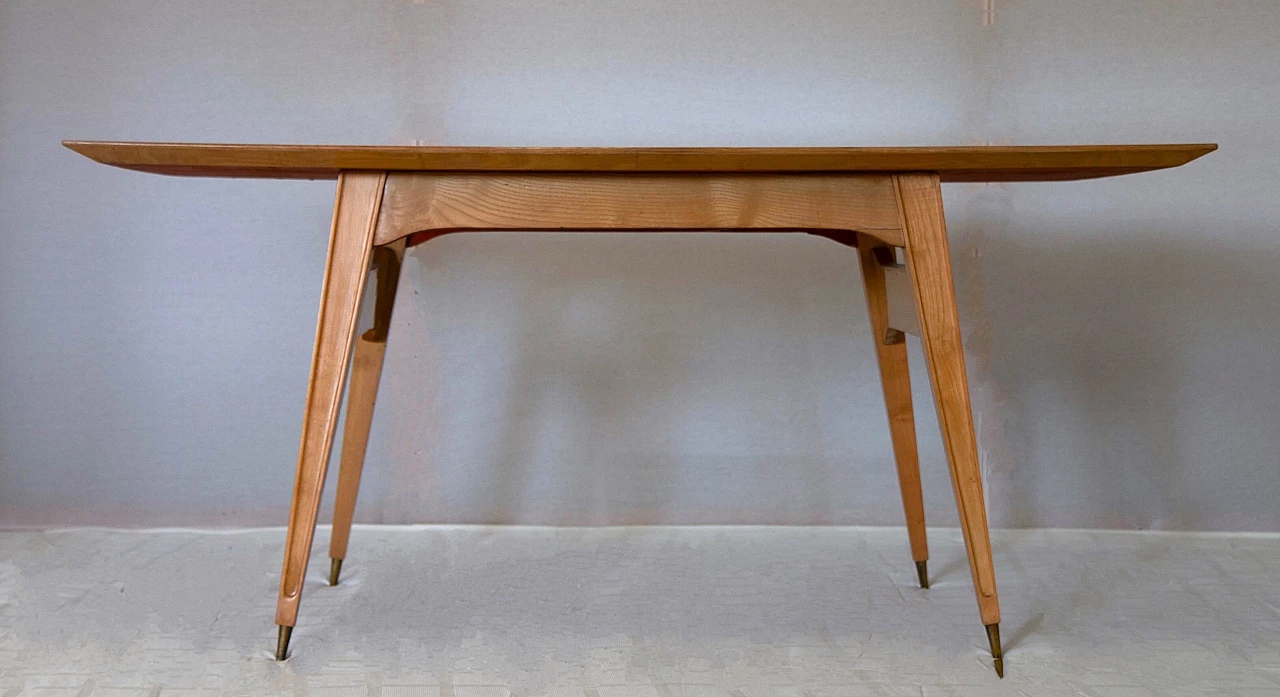 Table with hexagonal top in the style of Gio Ponti, 1950s 2