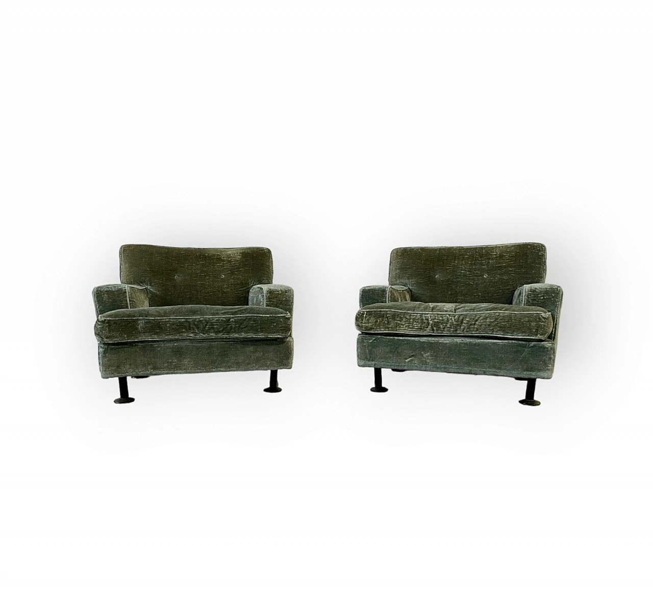 Pair of Square armchairs by Marco Zanuso for Arflex, 1962 1