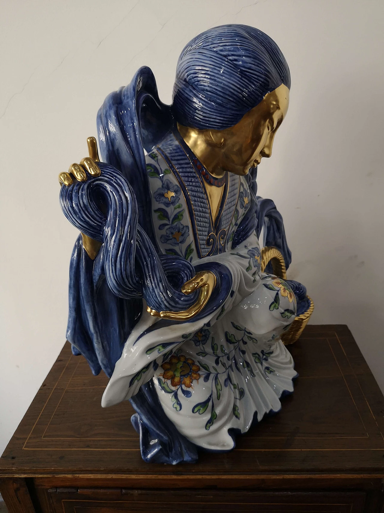 Porcelain geisha by Manifattura Artistica Le Porcellane Firenze, 1950s 12