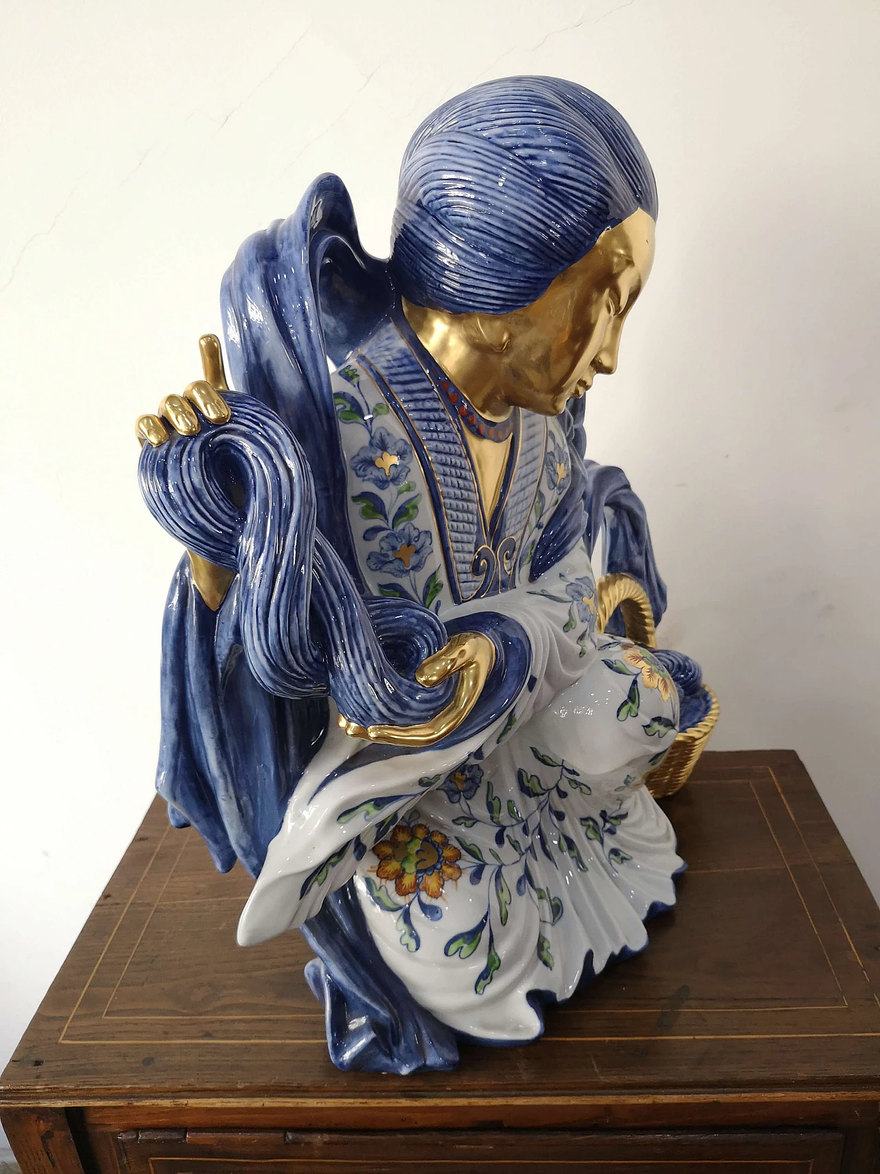 Porcelain geisha by Manifattura Artistica Le Porcellane Firenze, 1950s 13