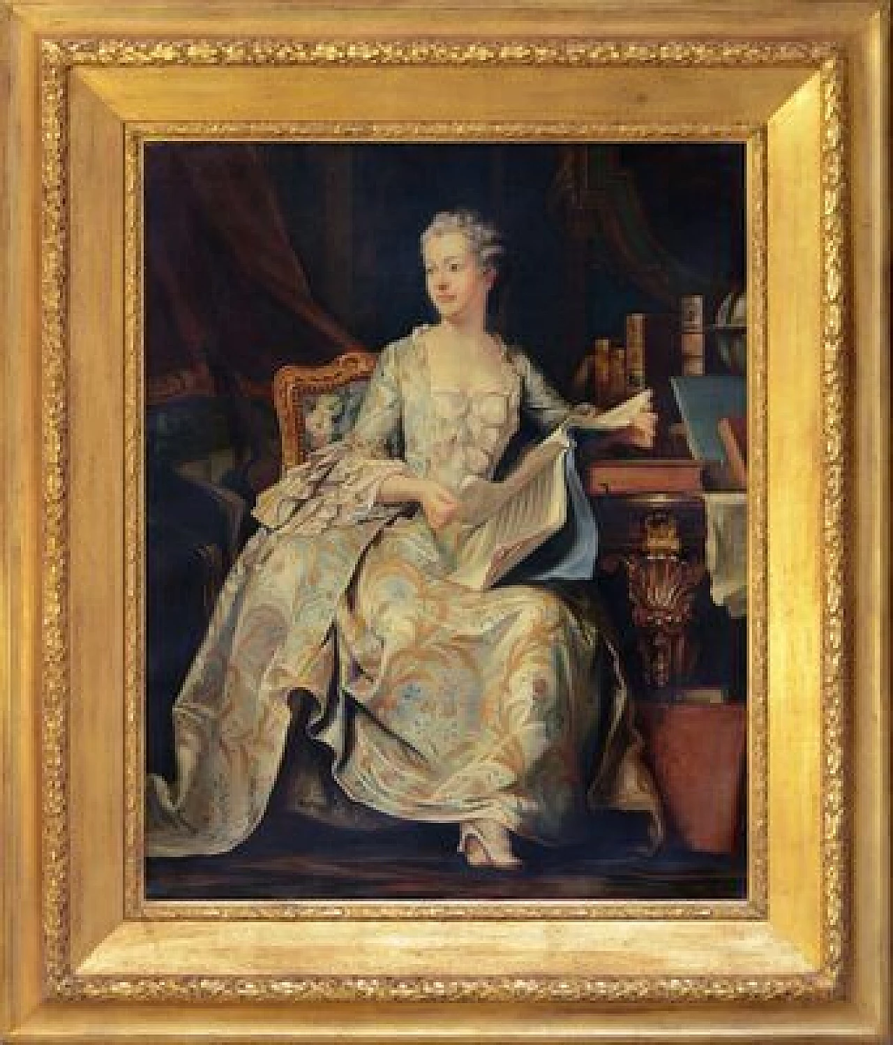 Angelo Granati, Portrait of a noblewoman, oil on canvas, 2000s 1