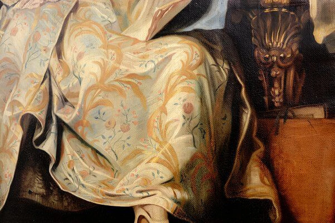 Angelo Granati, Portrait of a noblewoman, oil on canvas, 2000s 3