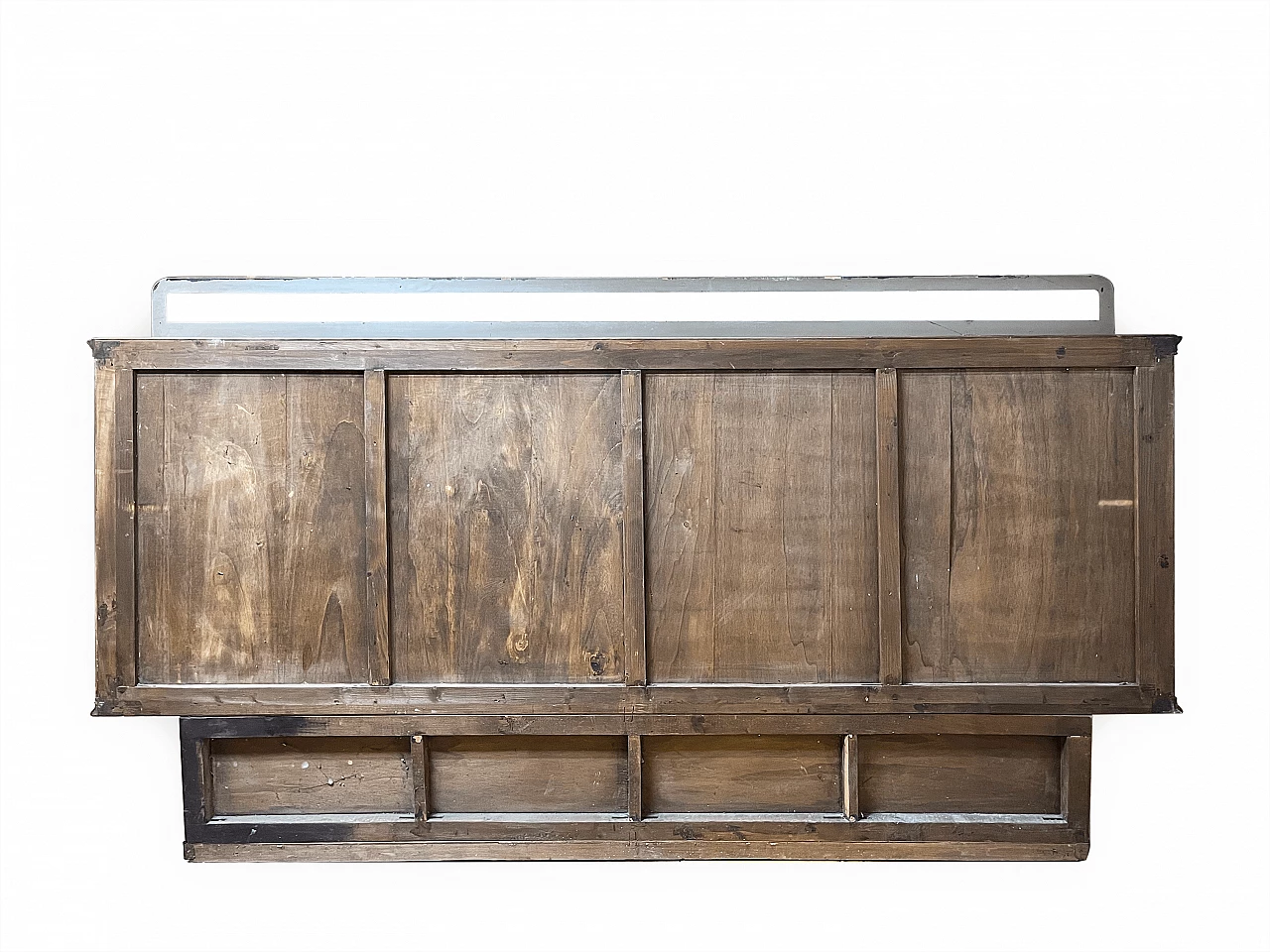 Mahogany, wood, brass and glass sideboard in the style of Paolo Buffa, 1950s 14