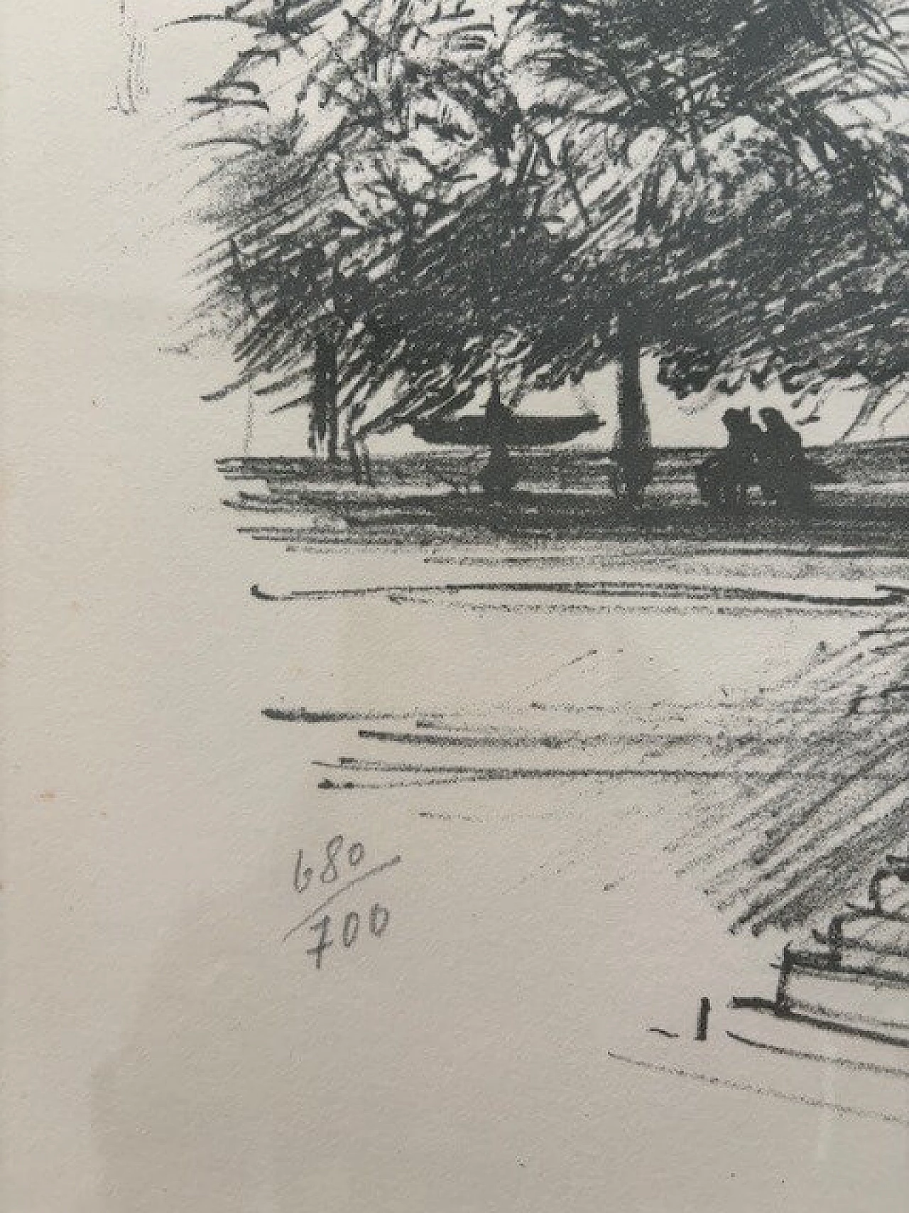 Luciano Guarnieri, Church of Sant'Onofrio al Gianicolo, pencil drawing, 1961 3