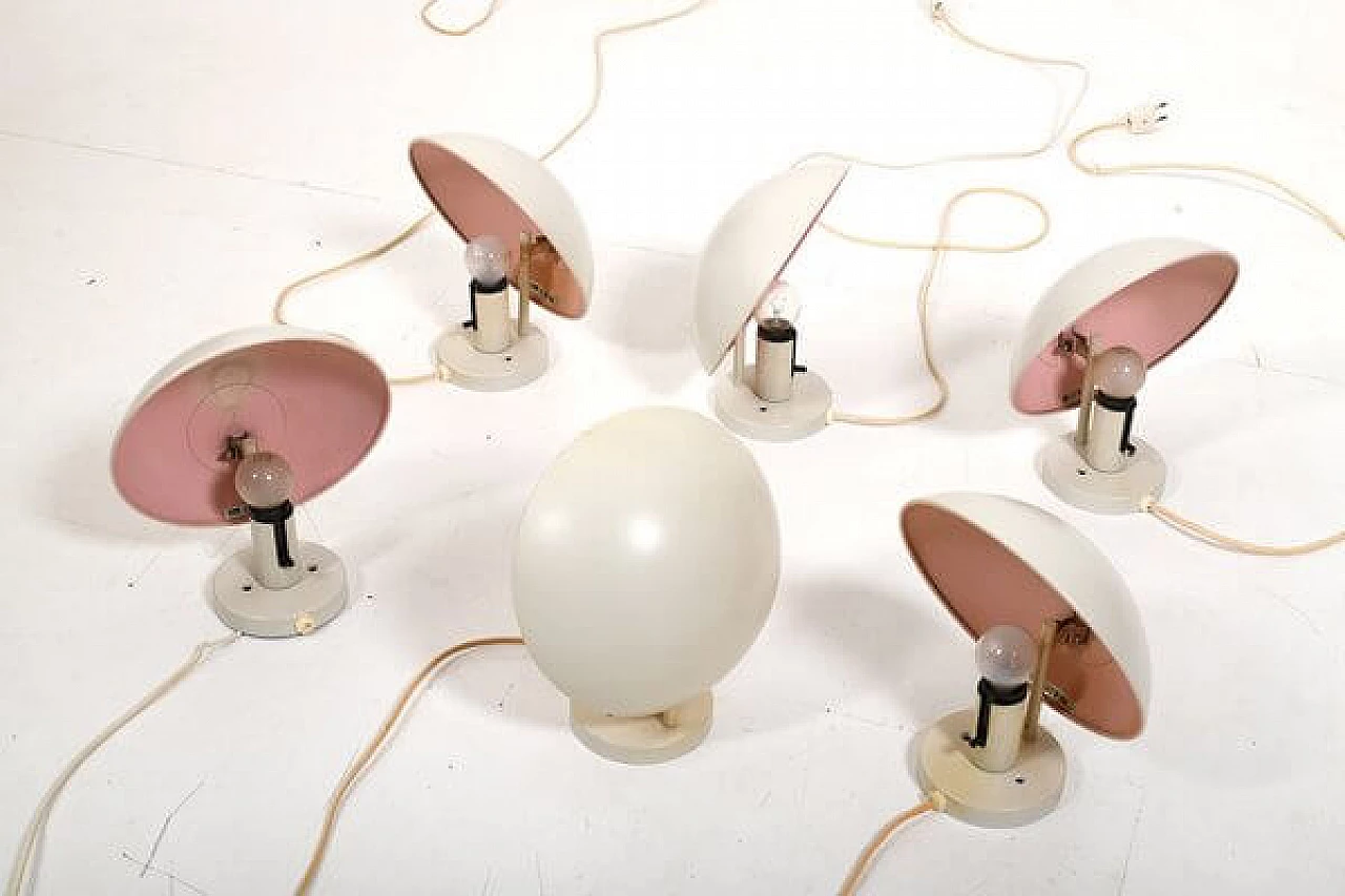 Set of 6 PH Hat Sconces by Poul Henningsen for Louis Poulsen, 1960s 4