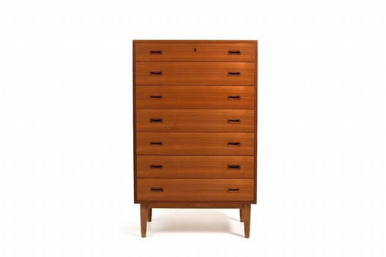 Tallboy 129 chest of drawers by Omann Jun Møbelfabrik, 1960s 1