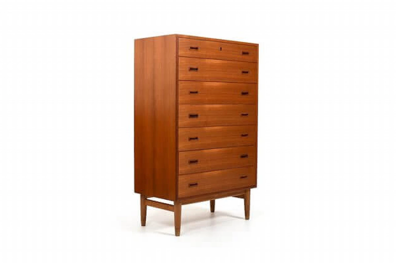 Tallboy 129 chest of drawers by Omann Jun Møbelfabrik, 1960s 2