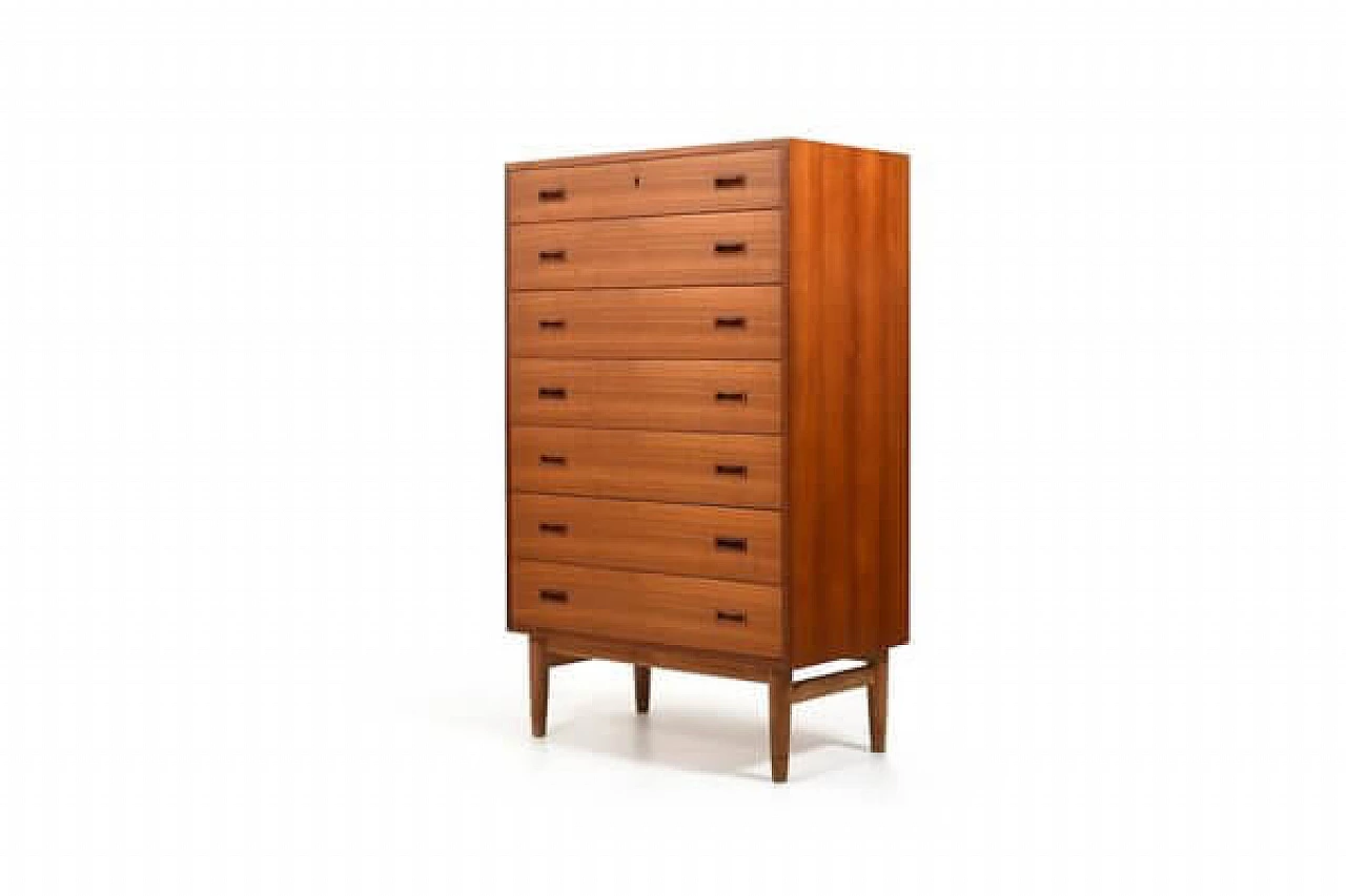 Tallboy 129 chest of drawers by Omann Jun Møbelfabrik, 1960s 3