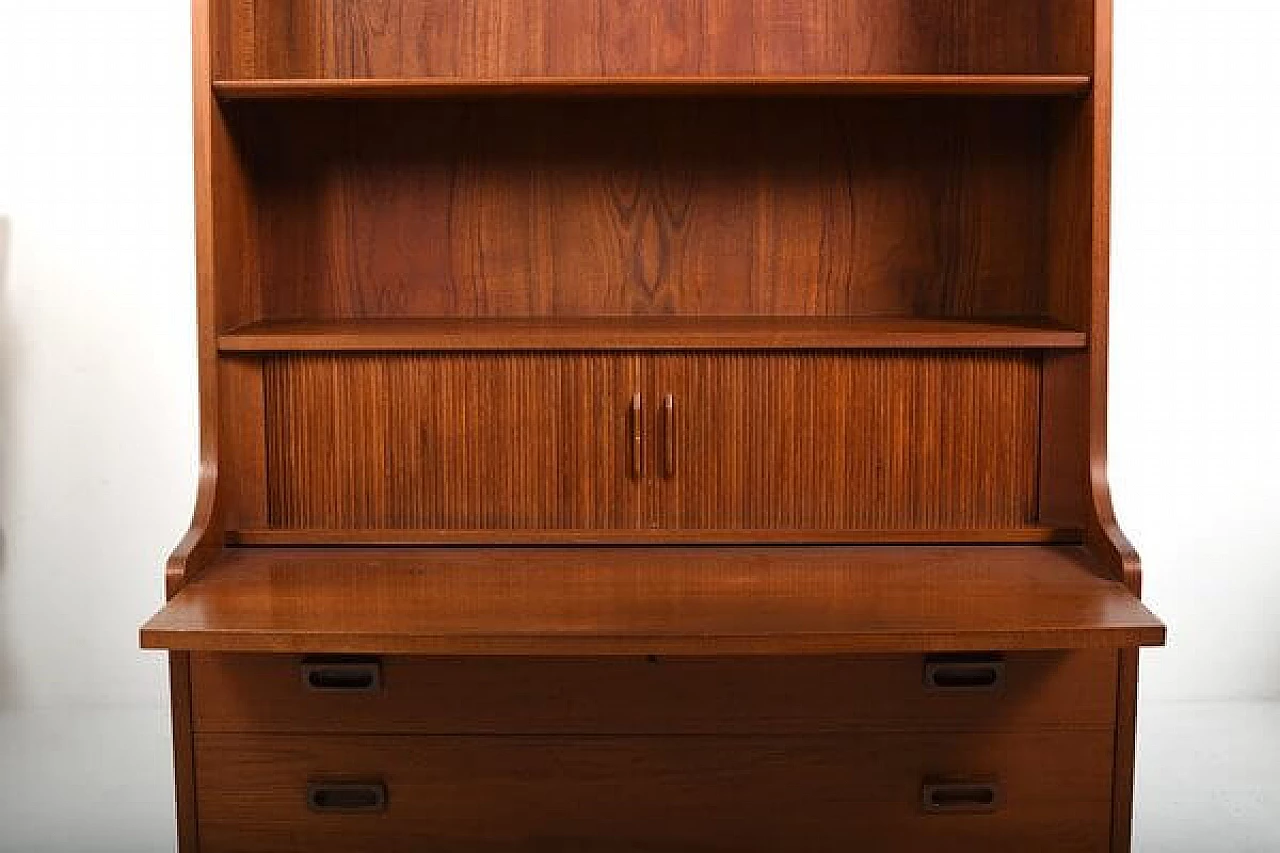 Teak secretaire by Johannes Sorth for Nexø, 1960s 4