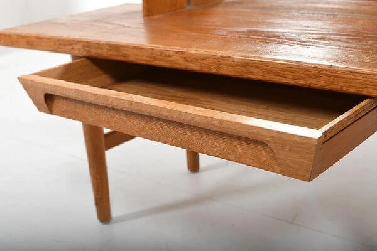 Oak vanity table by Kurt Østervig for Emmaboda Möbelfabrik, 1960s 6