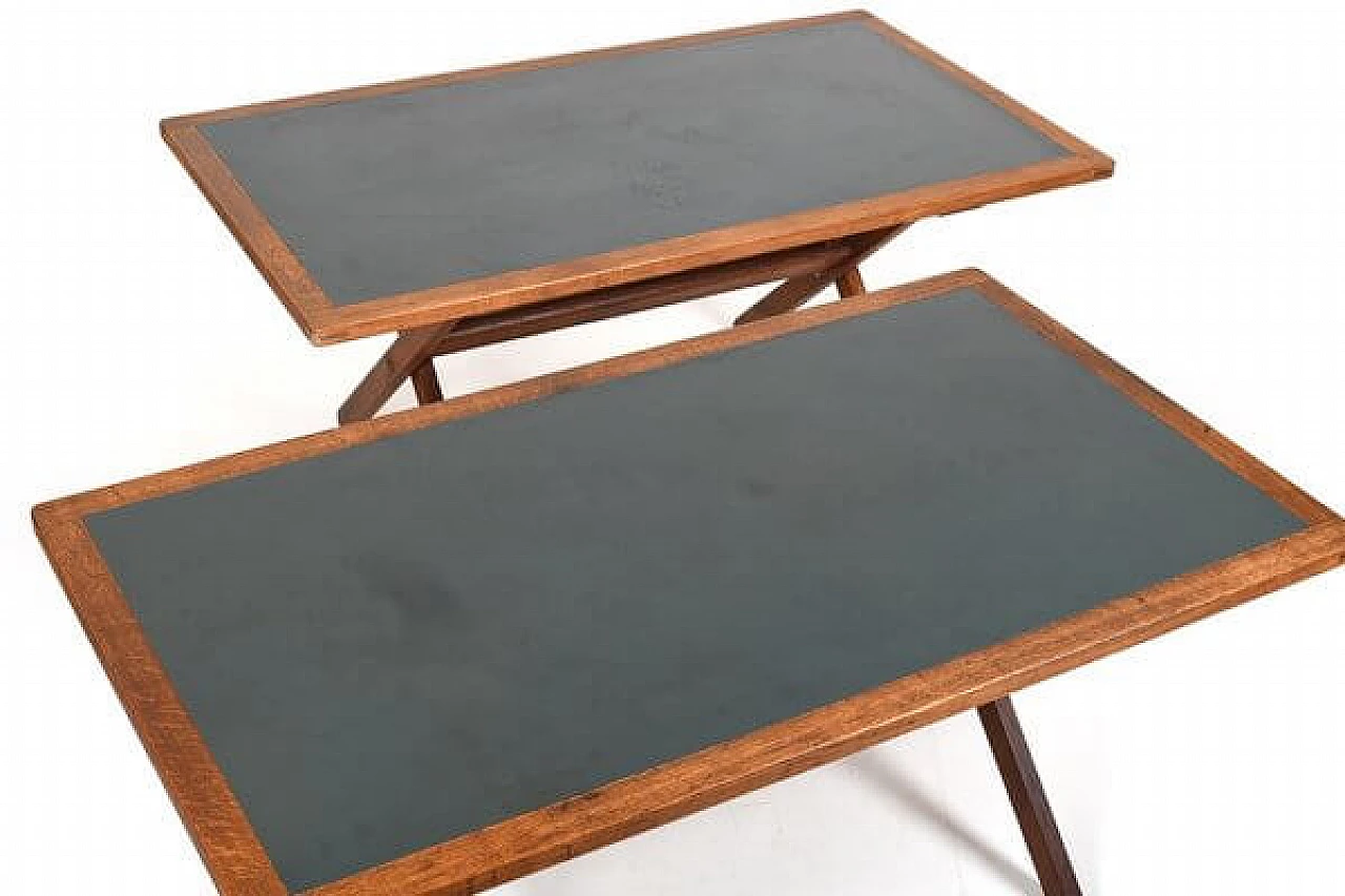 Pair of BM80 desks by Børge Mogensen for P. Lauritsen & Søn, 1970s 13