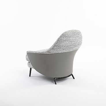 Angie armchair with pouf by Minotti intOndo