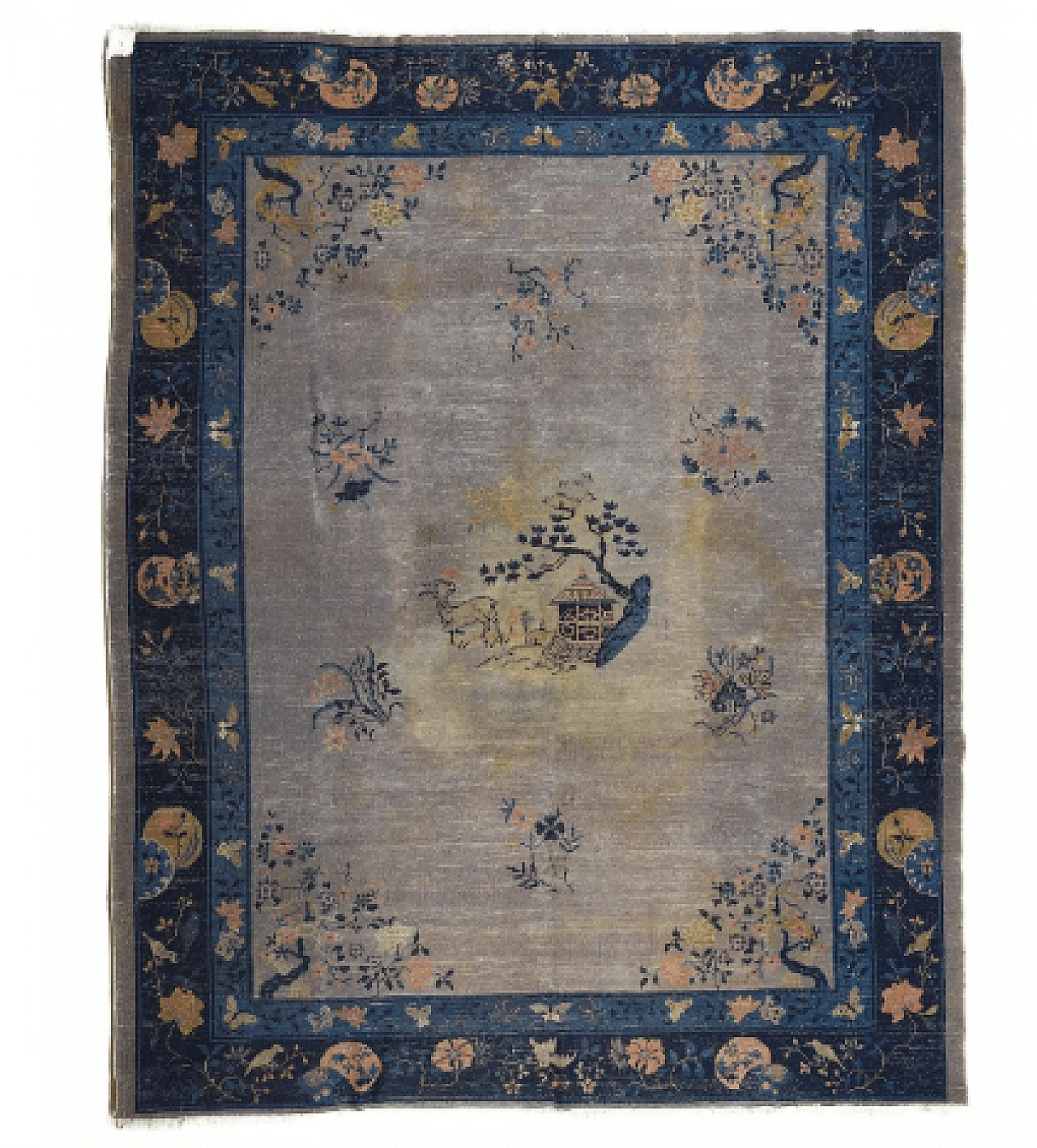 Chinese wool Peking rug, early 20th century 6