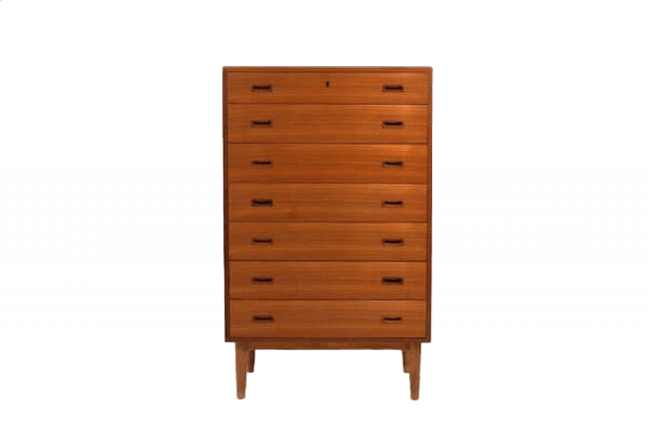 Tallboy 129 chest of drawers by Omann Jun Møbelfabrik, 1960s 9