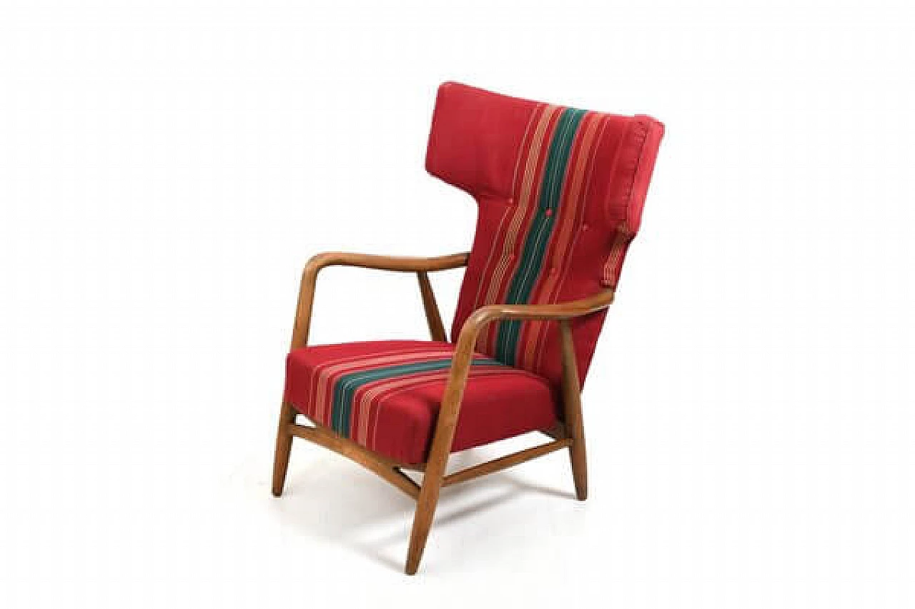 Wingback armchair by Eva & Nils Koppel for Slagelse Møbelværk, 1947 1