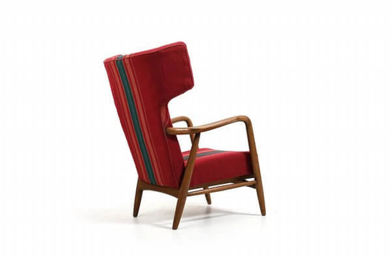 Wingback armchair by Eva & Nils Koppel for Slagelse Møbelværk, 1947 6