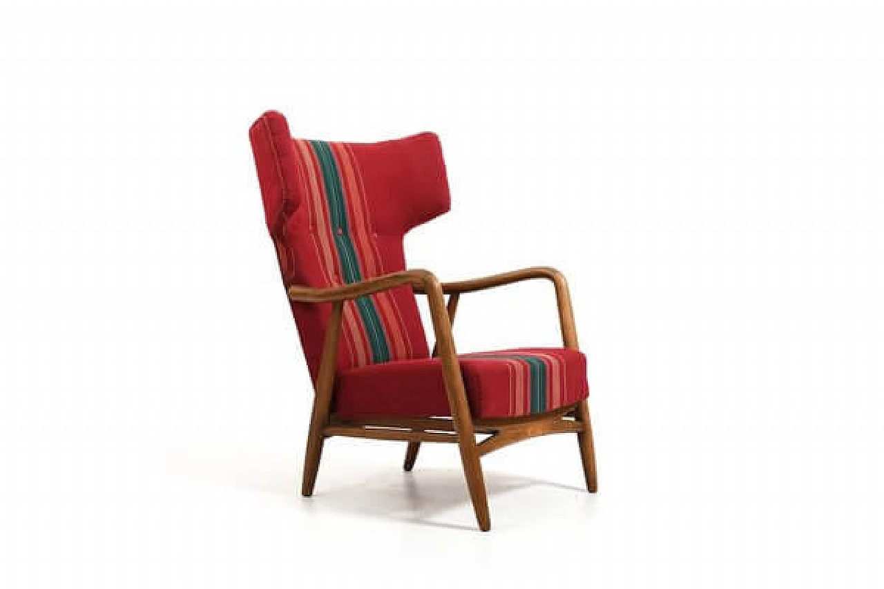 Wingback armchair by Eva & Nils Koppel for Slagelse Møbelværk, 1947 7