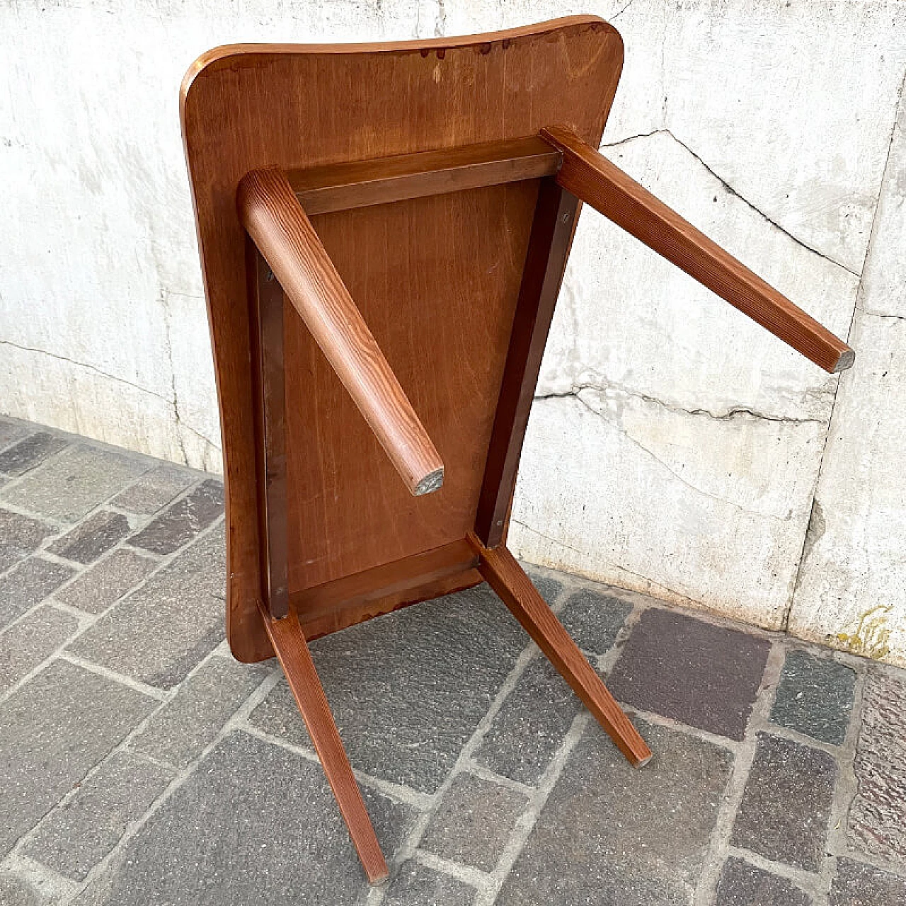 Wood coffee table with shaped top, 1960s 9