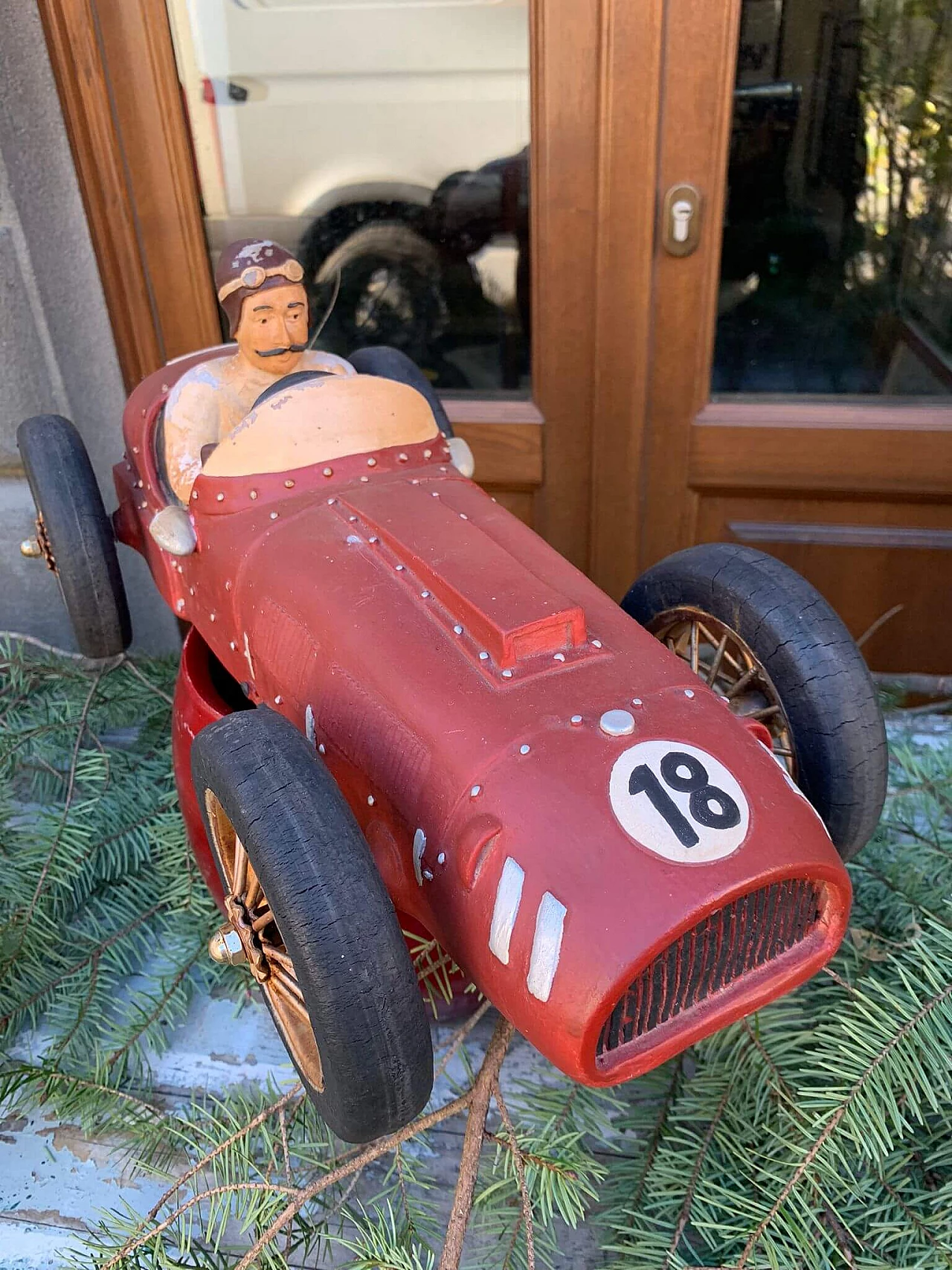 English acrylic toy car, 1940s 6