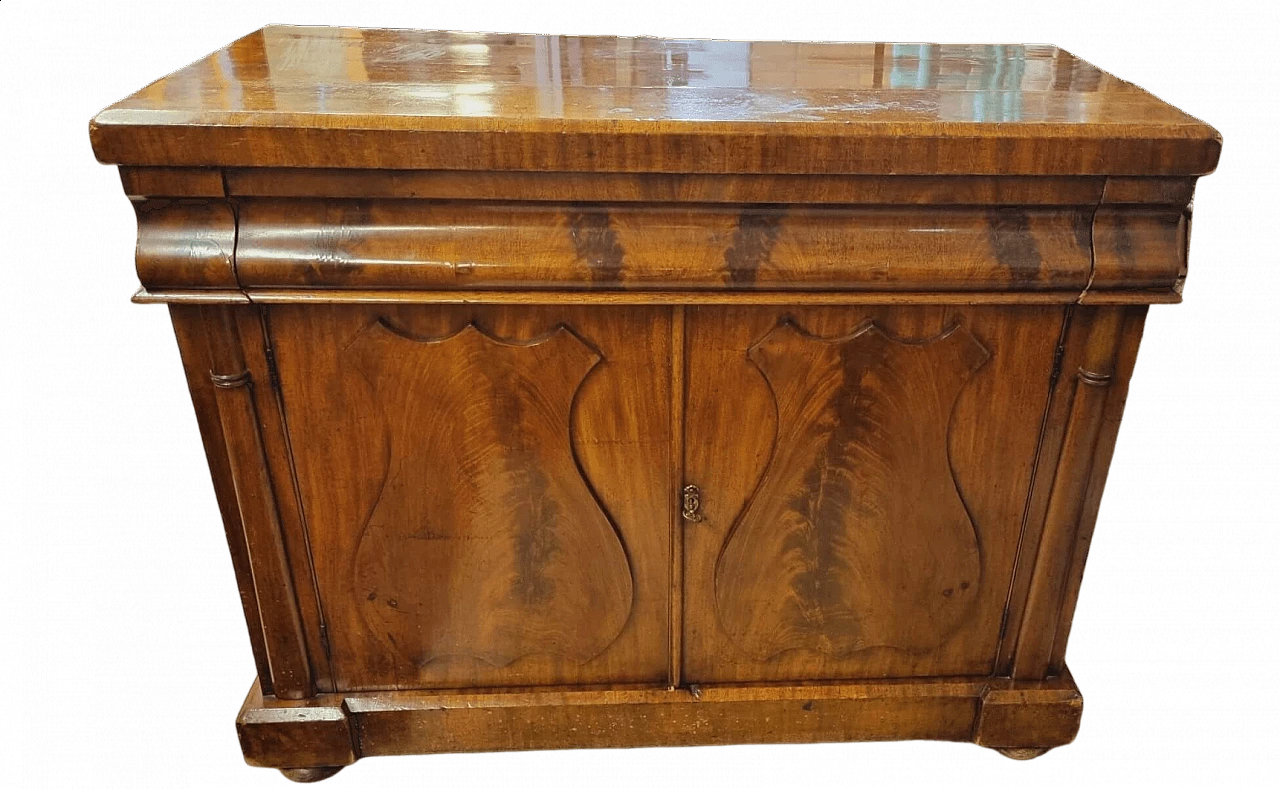 Mahogany feather sideboard, 1850 9