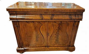 Mahogany feather sideboard, 1850