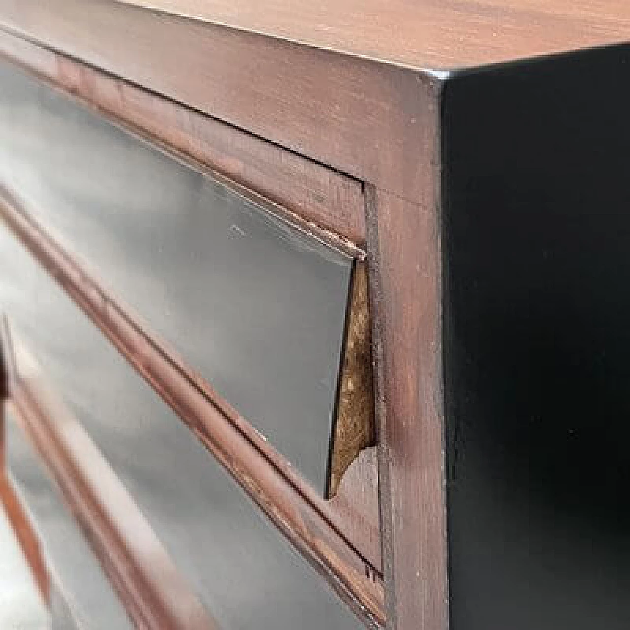 Credenza in legno, metallo e laminato, anni '50 7