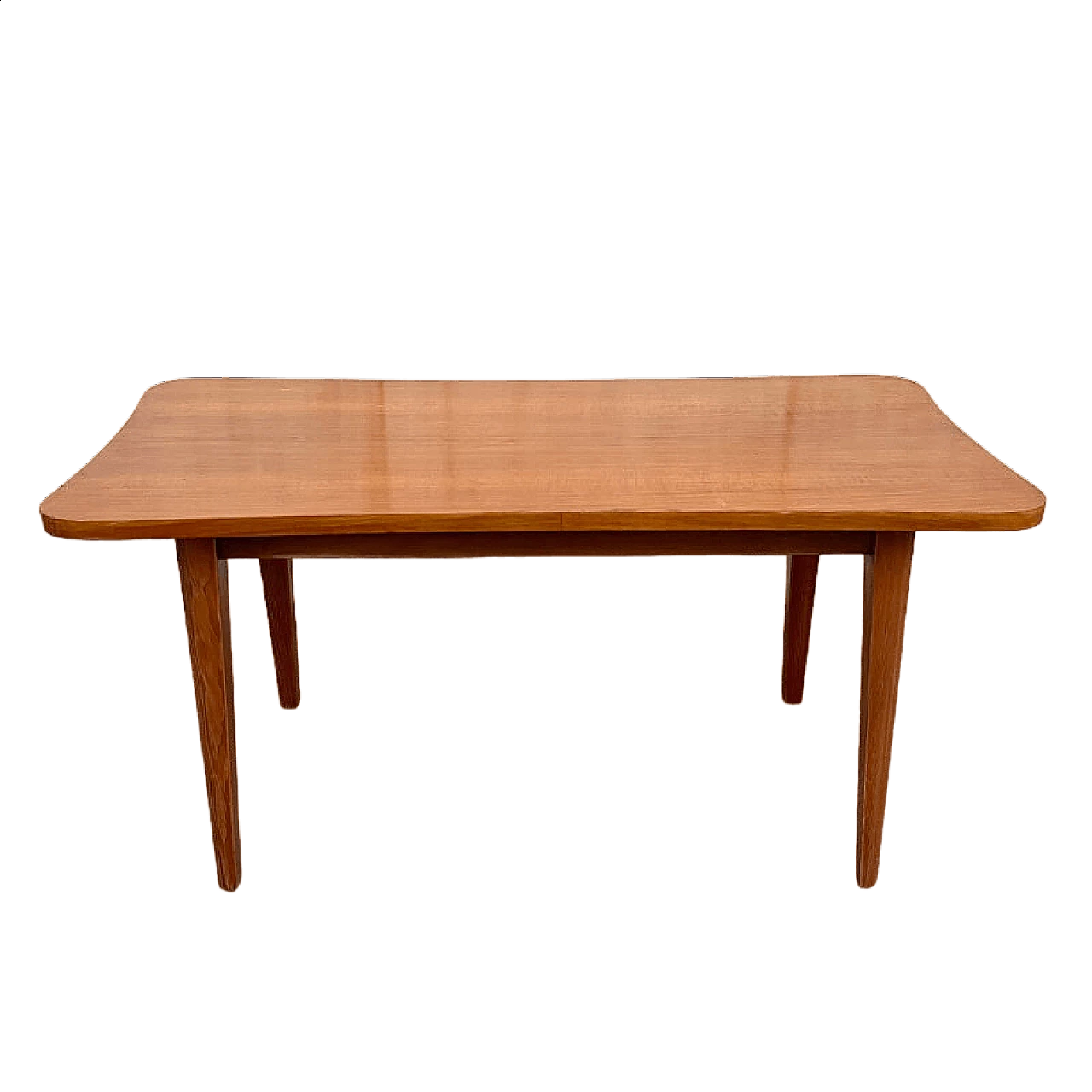 Wood coffee table with shaped top, 1960s 14