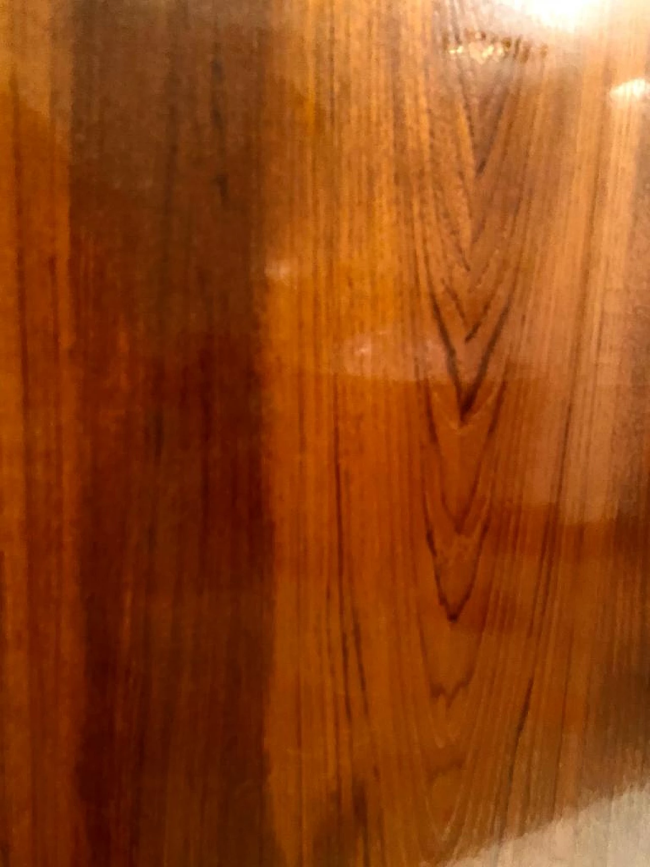 Teak veneered wood sideboard in Scandinavian style, 1950s 1