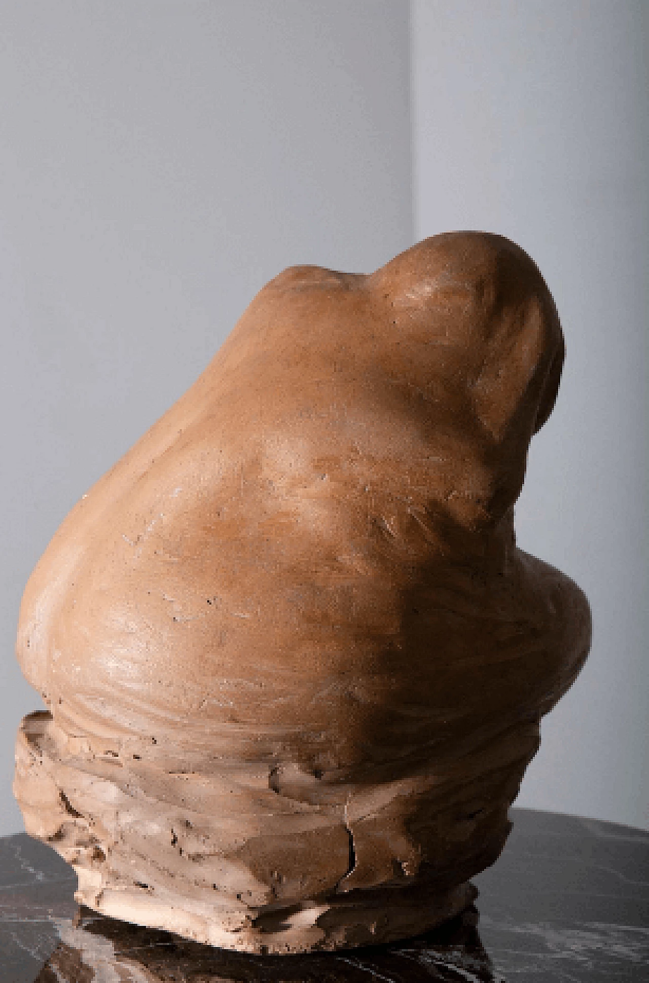 Compiani, figura antropomorfa, scultura in terracotta, anni '70 9