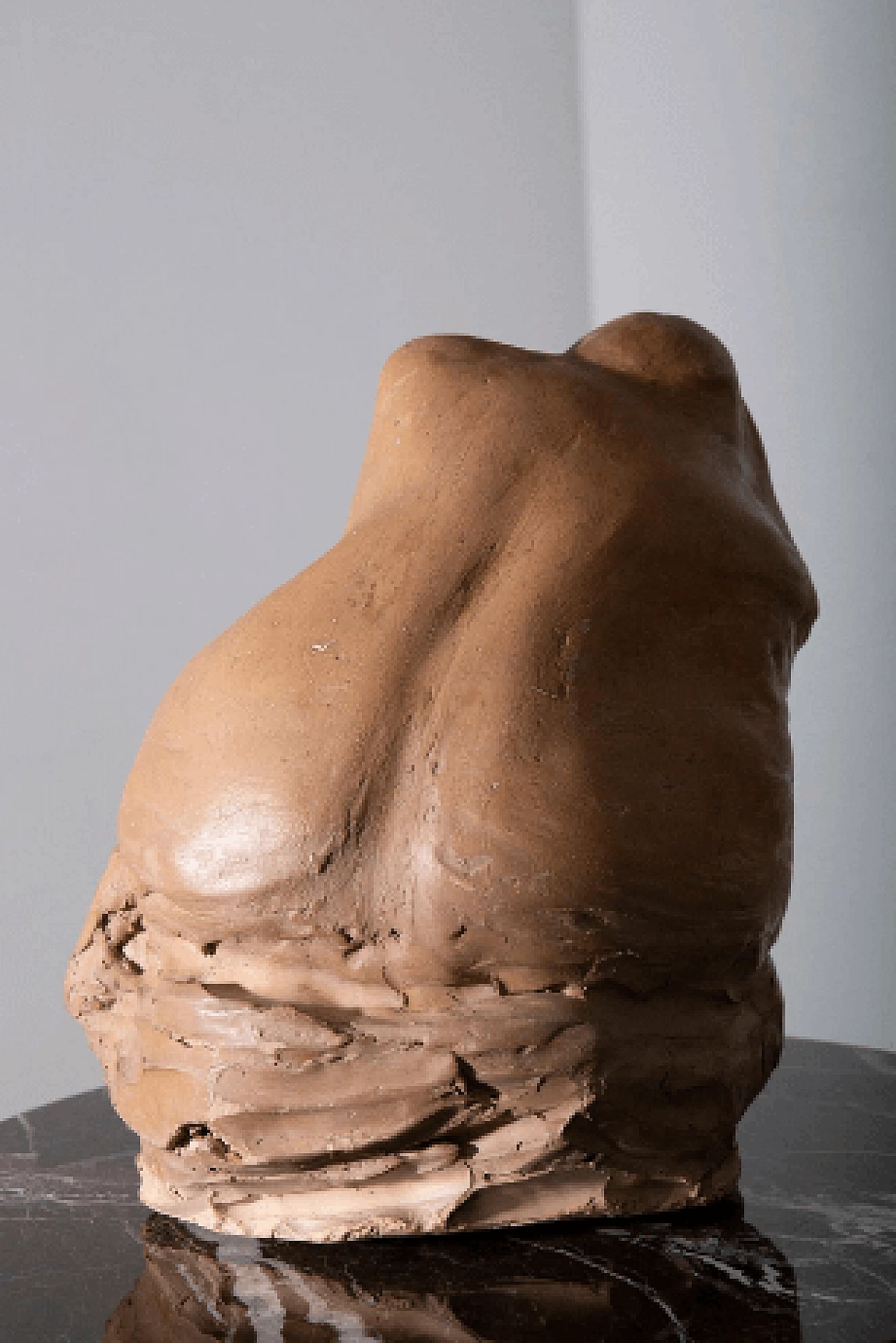 Compiani, figura antropomorfa, scultura in terracotta, anni '70 10