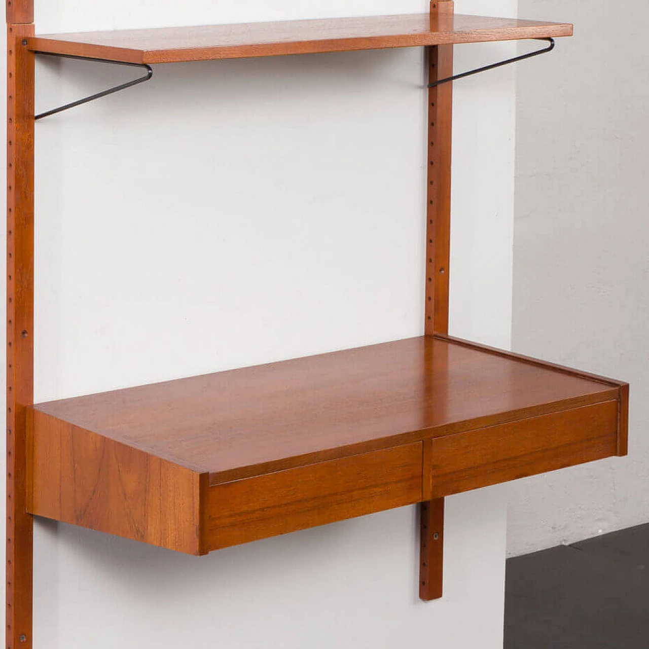 Danish teak bookcase in the style of Poul Cadovius, 1960s 10