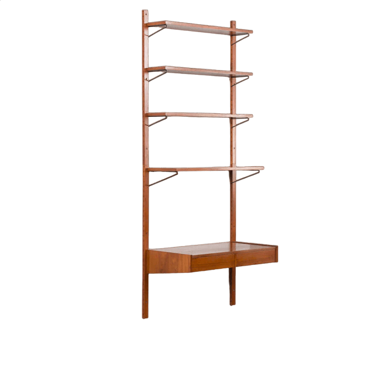 Danish teak bookcase in the style of Poul Cadovius, 1960s 14