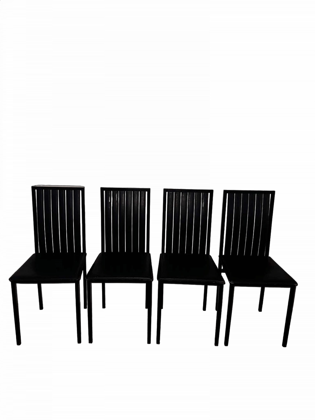 4 Chairs by Enrico Pellizzoni, 1980s 6