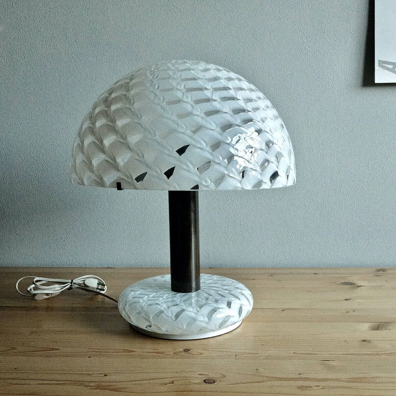 Murano glass mushroom table lamp by Mazzega, 1970s 2