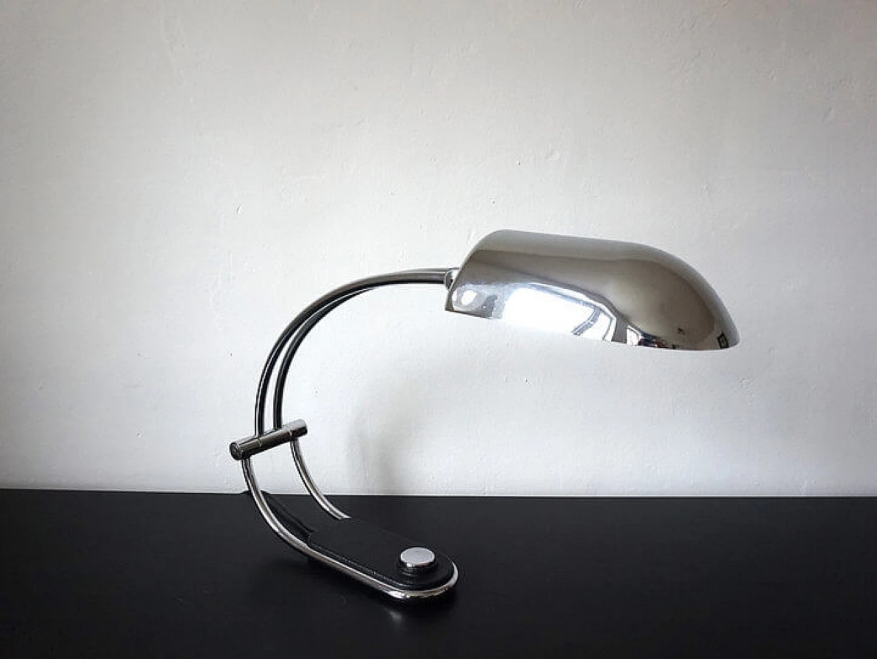 Hillebrand chrome-plated table lamp by Egon Hillebrand, 1970s 2