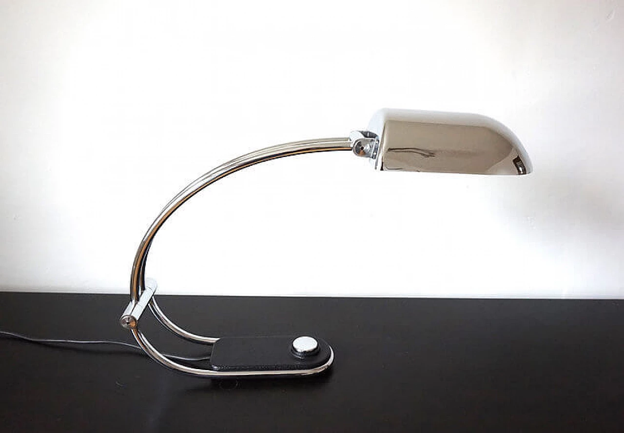 Hillebrand chrome-plated table lamp by Egon Hillebrand, 1970s 4