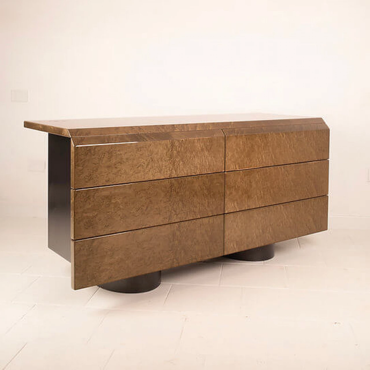 Lenox chest of drawers by Giovanni Offredi for Saporiti Italia, 1980s 8