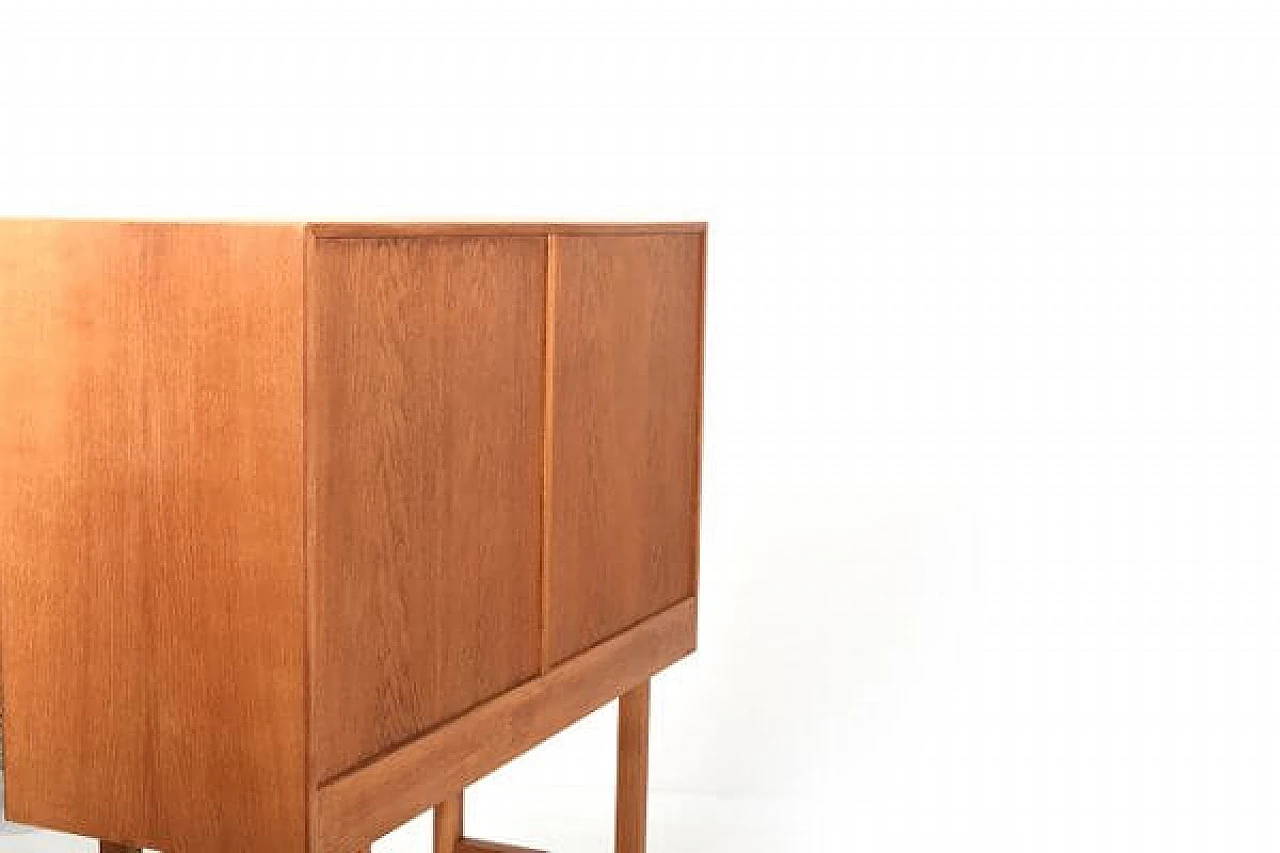 Danish oak and formica cabinet, 1960s 12