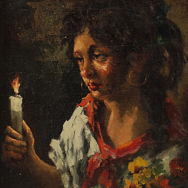 Portrait of a gypsy woman