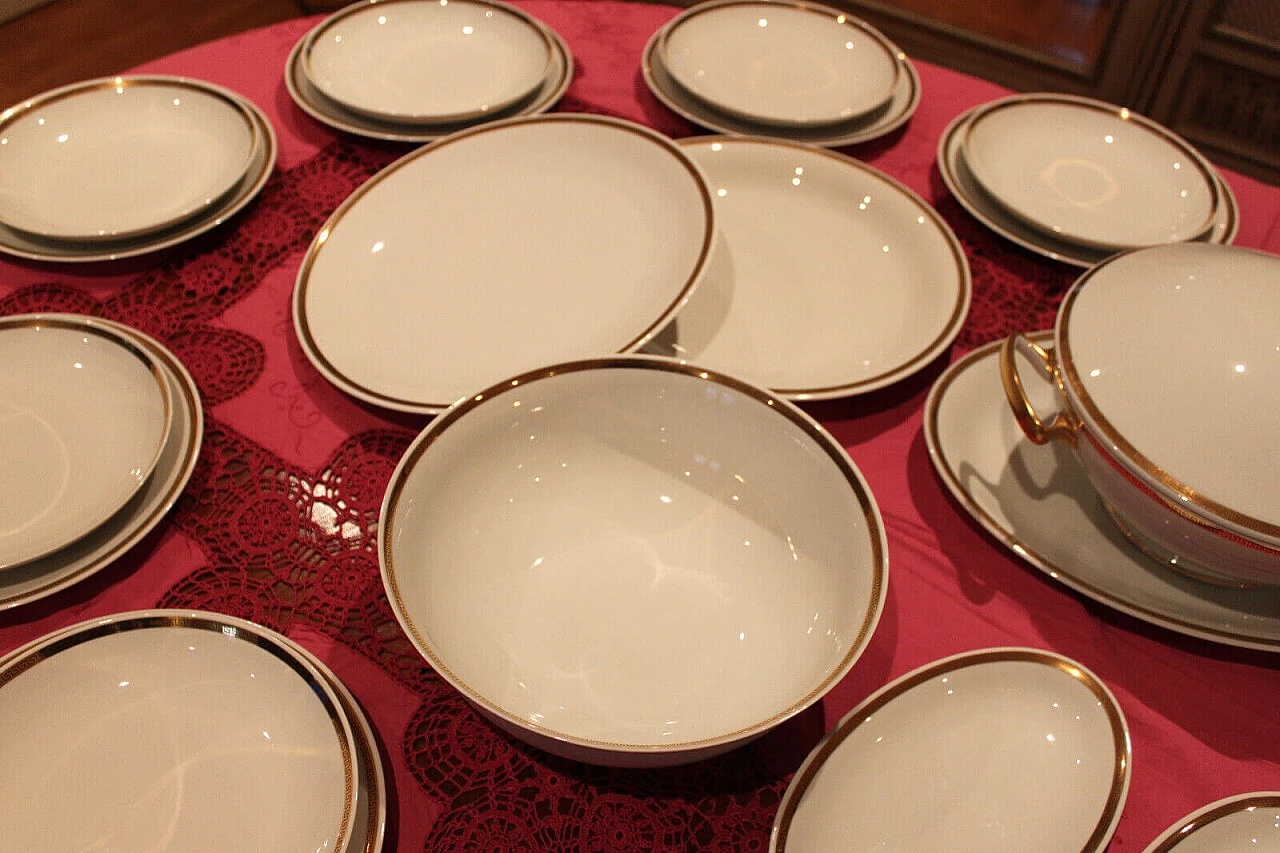 Limoges Porcelaine Charles dinner service, 1930s 4