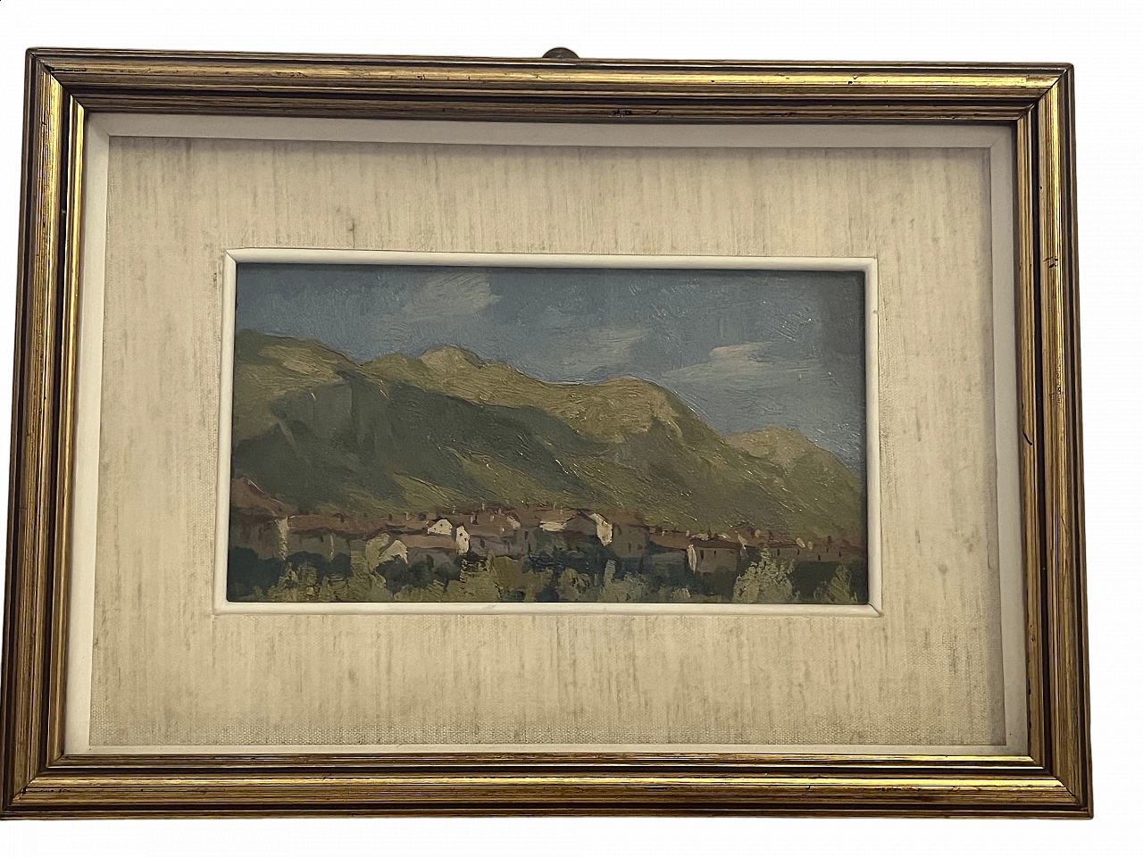 Sandro Perini, Paesaggio brianzolo, dipinto olio su tavola, 1943 6
