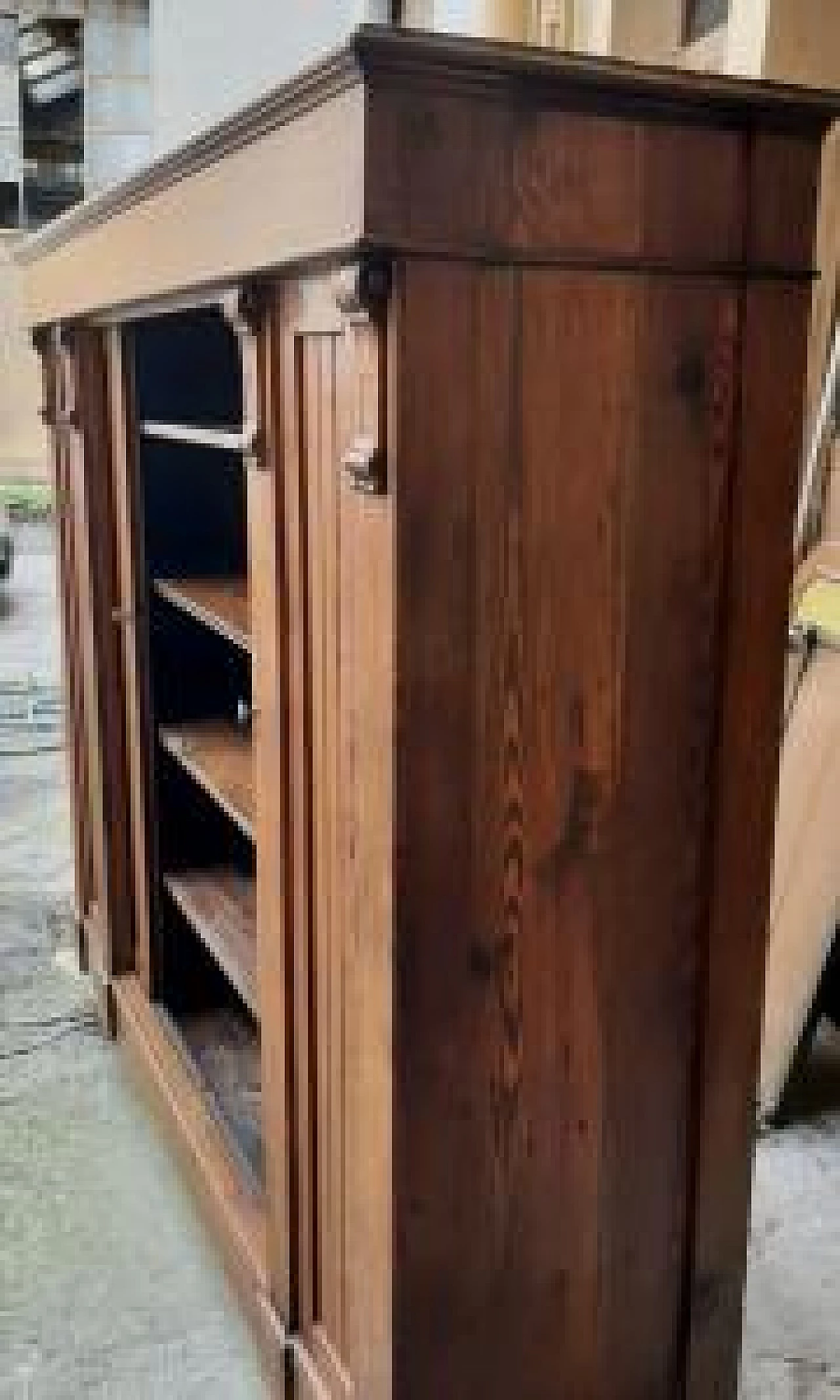 Sideboard with sliding doors, 19th century 1