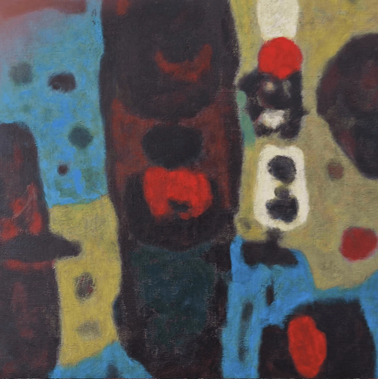 Willem Boon, Abstract Composition, oil on canvas, 1981 10